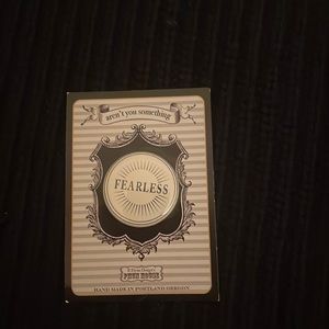 Hand made pin - Fearless!